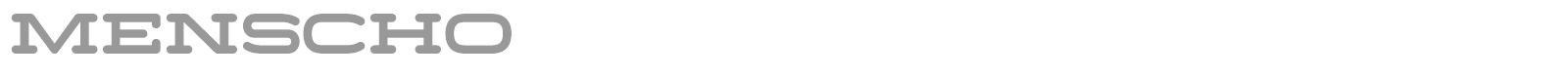 Menscho font preview